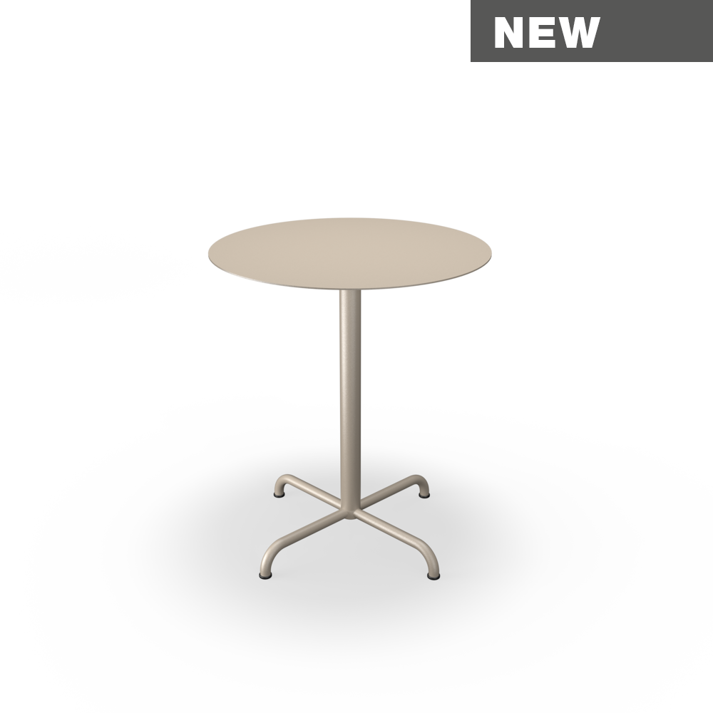 HOUE Pico Café Table with 4 star base Ø64 cm