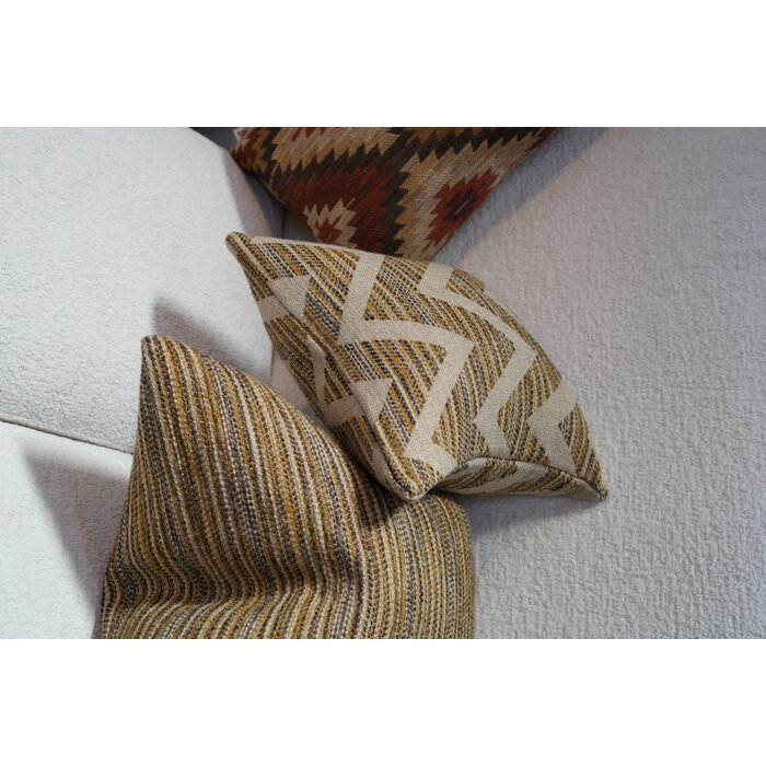 Omar Antwerp June Ocher Cushion