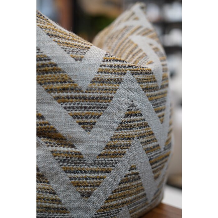 Omar Antwerp June Ocher Cushion