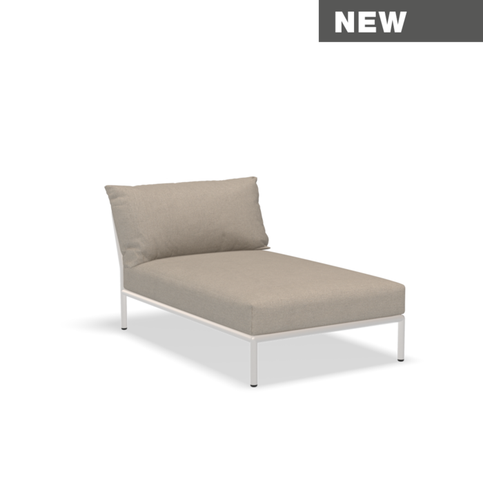 HOUE Level 2 Chaiselong Muted White Frame