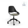 Falk Low Armrest Upholstered Seat Five Star with Castors