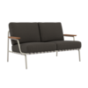 Settle Sofa 2-Seater Grey Frame - Ribbed Weave