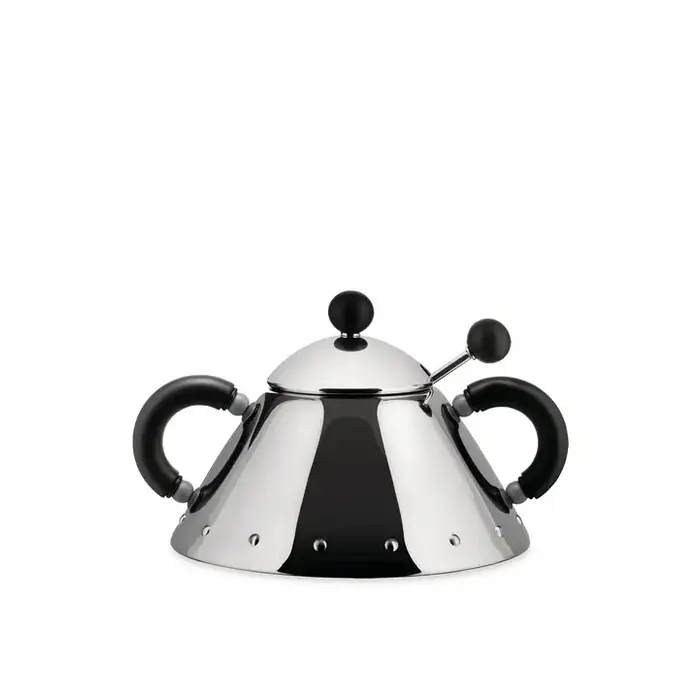 Alessi Sugar Bowl 9097 Black