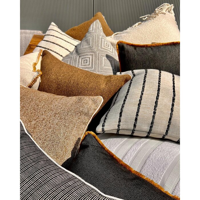 Omar Antwerp June Ocher Cushion