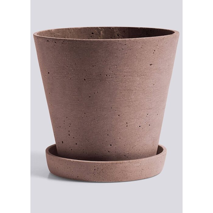 HAY Flowerpot with Saucer Terracotta  Small