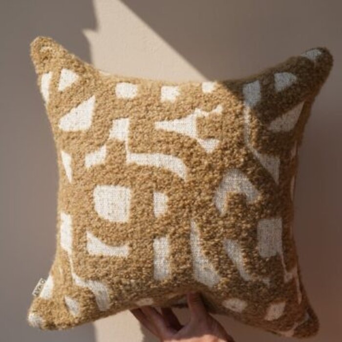 Omar Antwerp Gutier Cushion Coffee/Beige