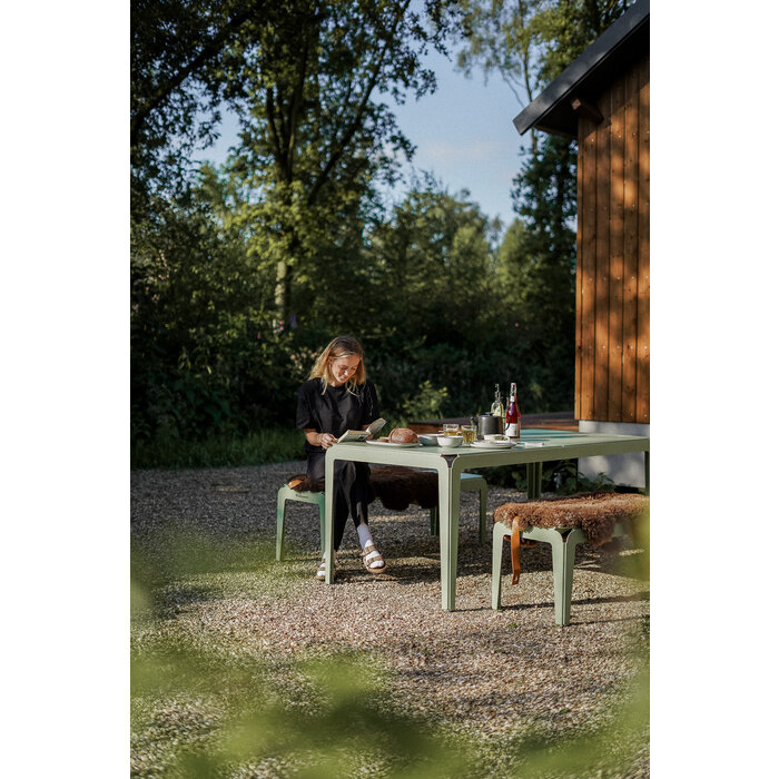 Weltevree Bended Table Wood including Benches