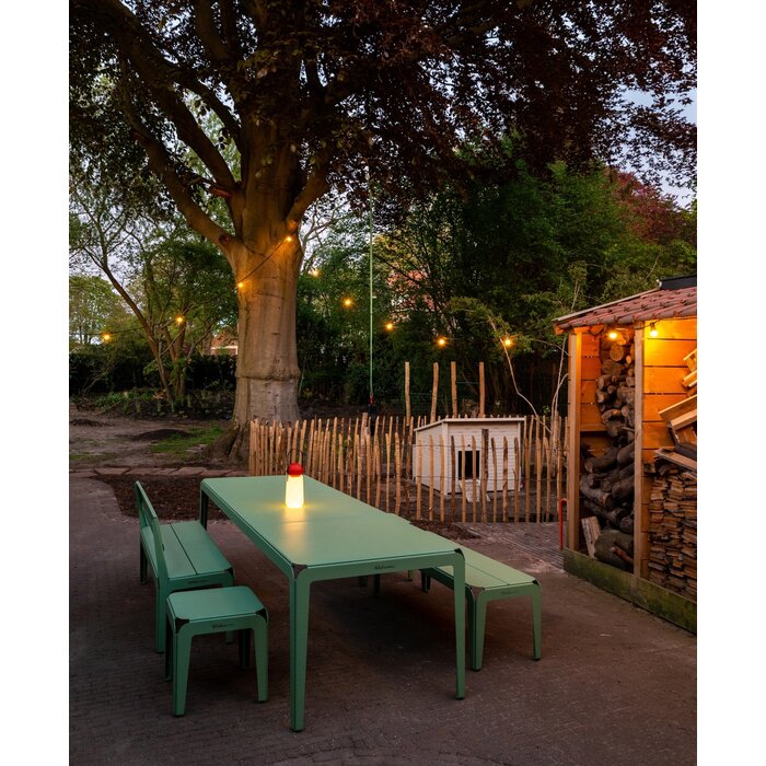 Weltevree Bended Table Wood including Benches