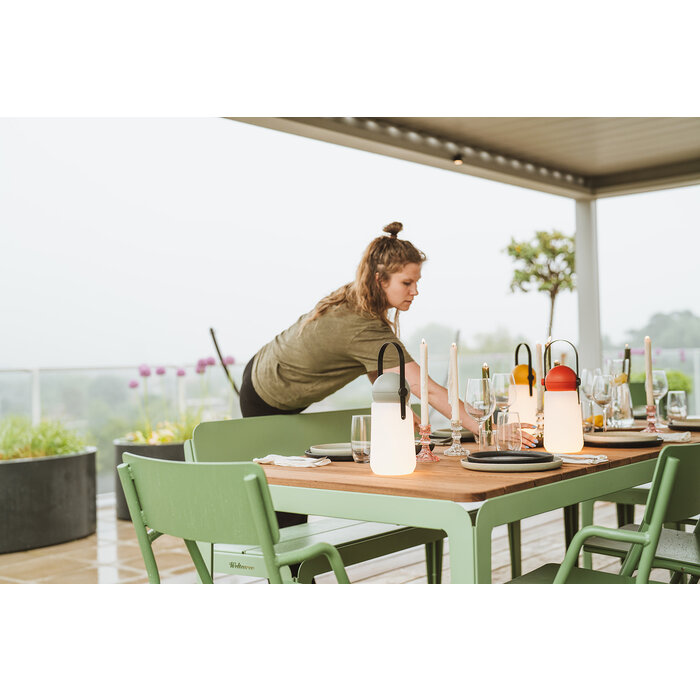 Weltevree Bended Table Wood including Benches