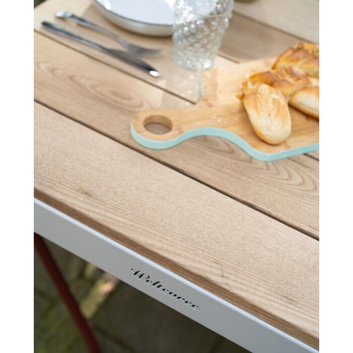 Weltevree Bended Table Wood including Benches