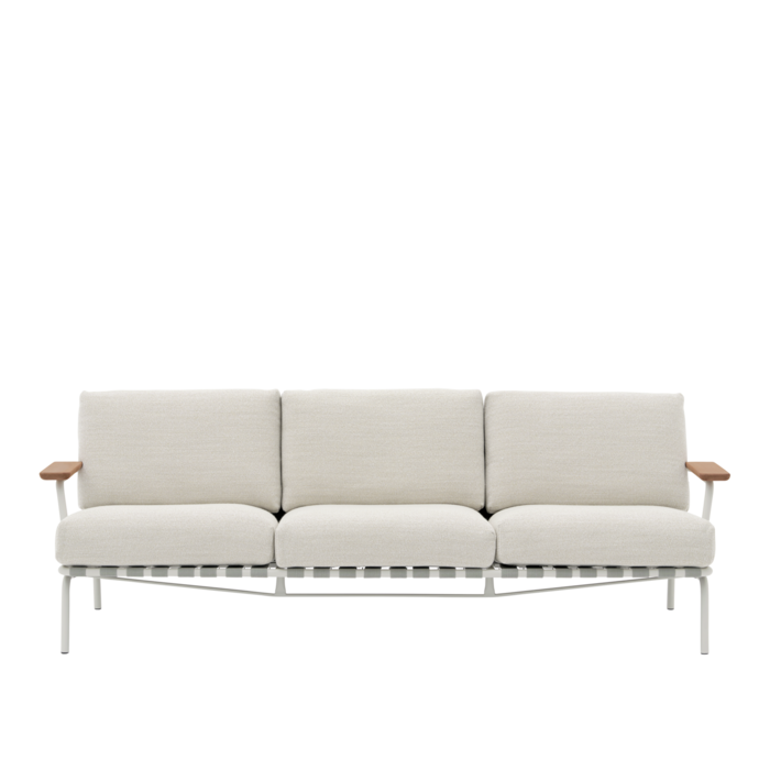 Muuto Settle Sofa 3-Seater Grey Frame Laze
