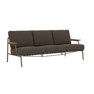 Muuto Settle Sofa 3-Seater Taupe Frame Laze