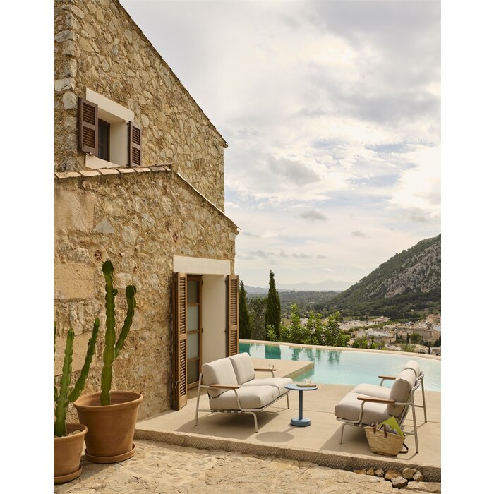 Muuto Settle Sofa 3-Seater Dark Green Frame Ribbed Weave