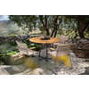 Tuinset 5x Click Dining Armchair + Circle Table 110 cm