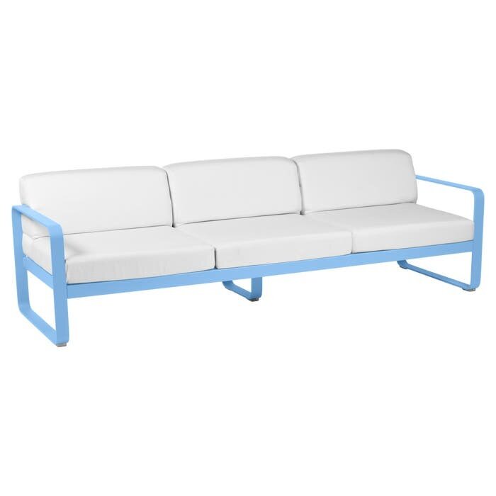 Fermob Bellevie 3-Seater Sofa Off-White Cushion