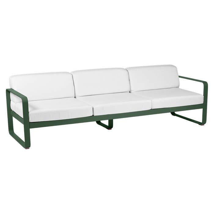 Fermob Bellevie 3-Seater Sofa Off-White Cushion