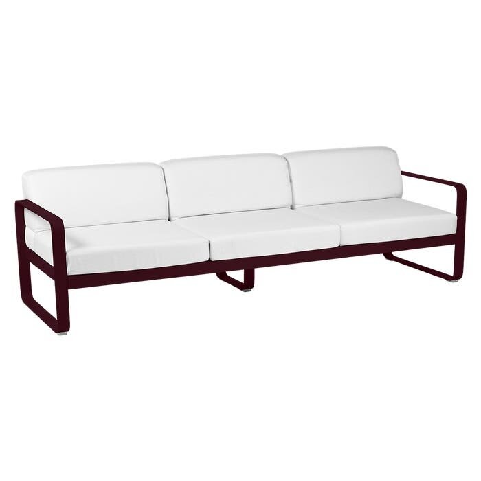 Fermob Bellevie 3-Seater Sofa Off-White Cushion