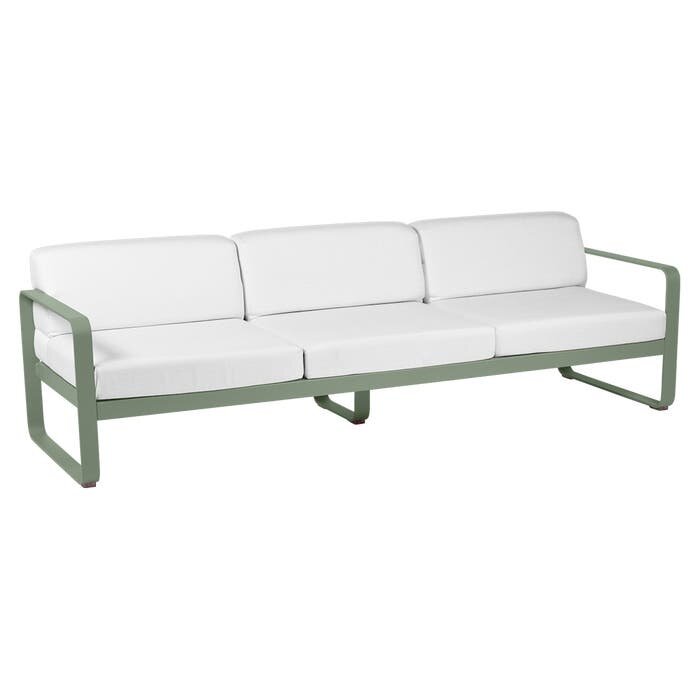 Fermob Bellevie 3-Seater Sofa Off-White Cushion