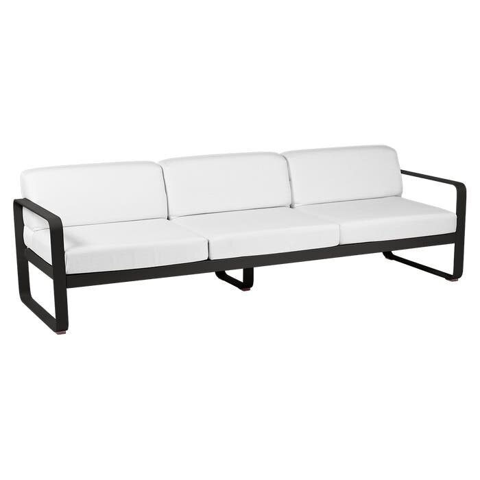 Fermob Bellevie 3-Seater Sofa Off-White Cushion