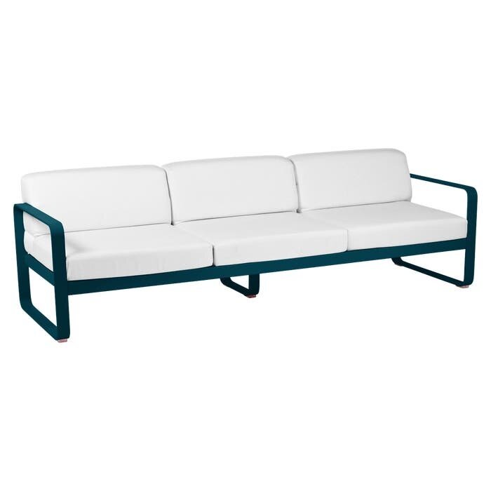 Fermob Bellevie 3-Seater Sofa Off-White Cushion