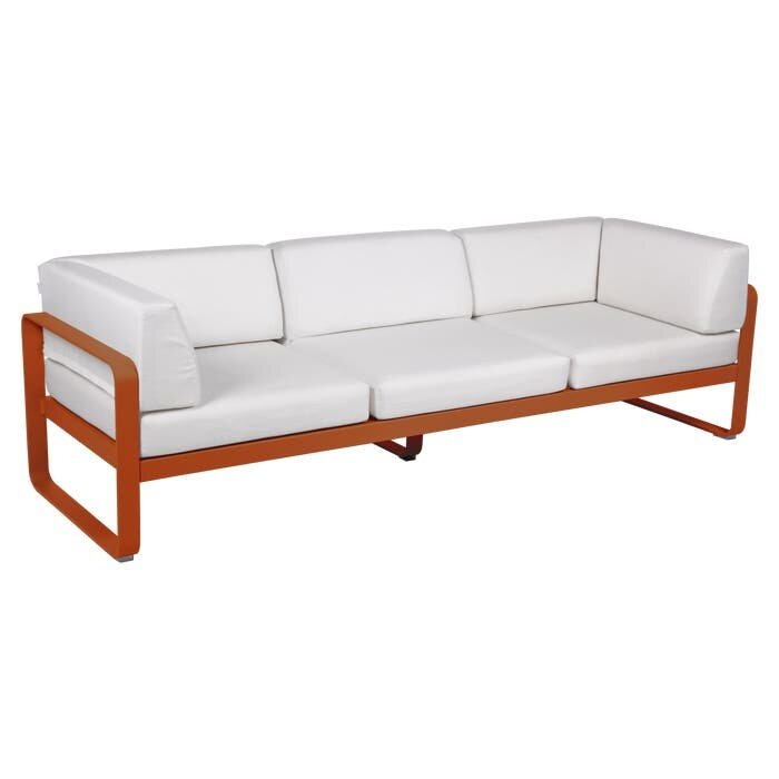 Fermob Bellevie 3-Seater Club Sofa - Off-White Cushion