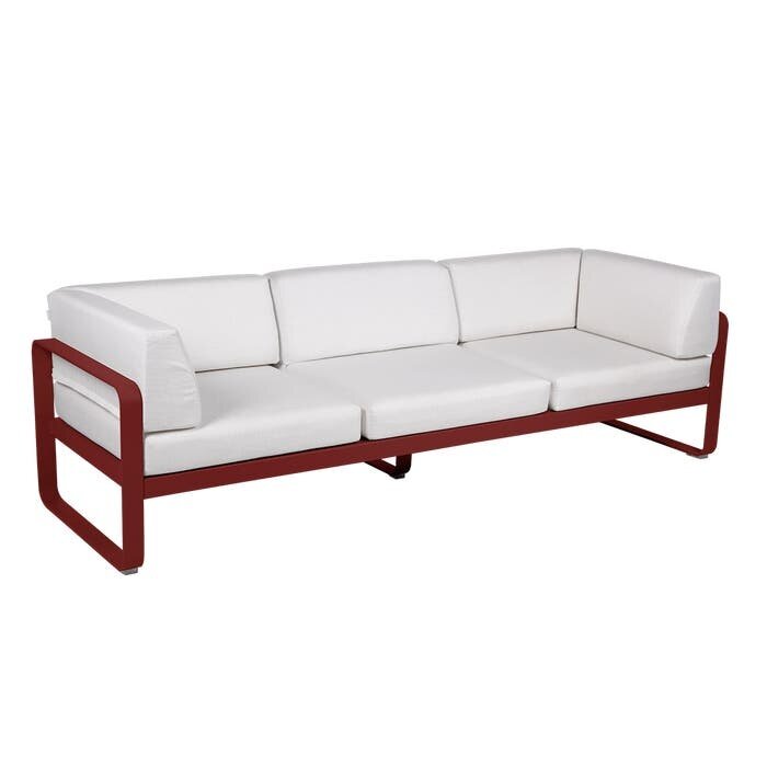 Fermob Bellevie 3-Seater Club Sofa - Off-White Cushion