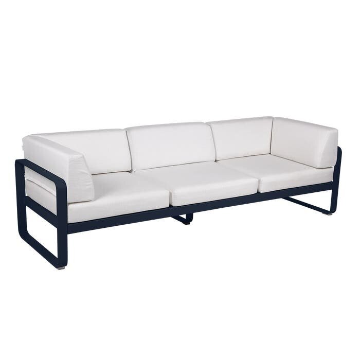 Fermob Bellevie 3-Seater Club Sofa - Off-White Cushion