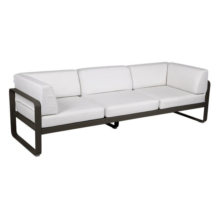 Fermob Bellevie 3-Seater Club Sofa - Off-White Cushion