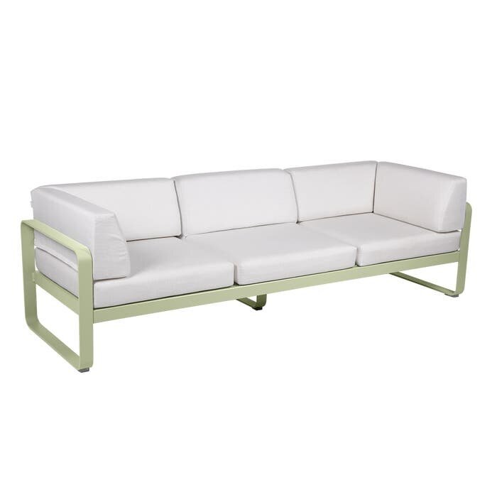 Fermob Bellevie 3-Seater Club Sofa - Off-White Cushion