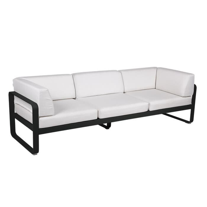 Fermob Bellevie 3-Seater Club Sofa - Off-White Cushion