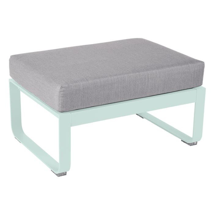 Fermob Bellevie 1-Seater Ottoman Grey Taupe Cushion