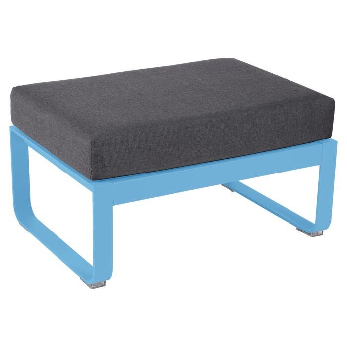 Fermob Bellevie 1-Seater Ottoman Graphite Grey Cushion