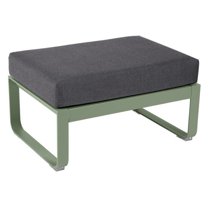 Fermob Bellevie 1-Seater Ottoman Graphite Grey Cushion