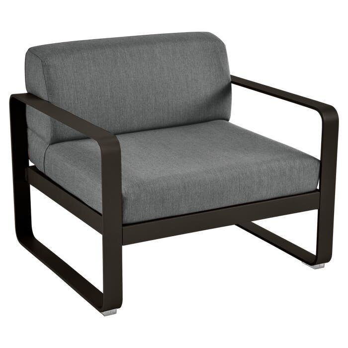 Fermob Bellevie Armchair Graphite Grey Cushion