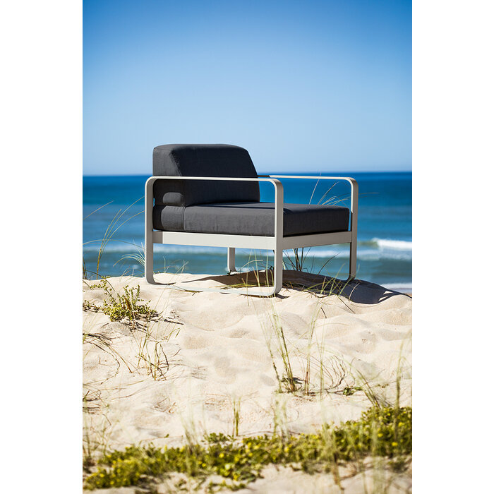 Fermob Bellevie Armchair Flannel Grey Cushion