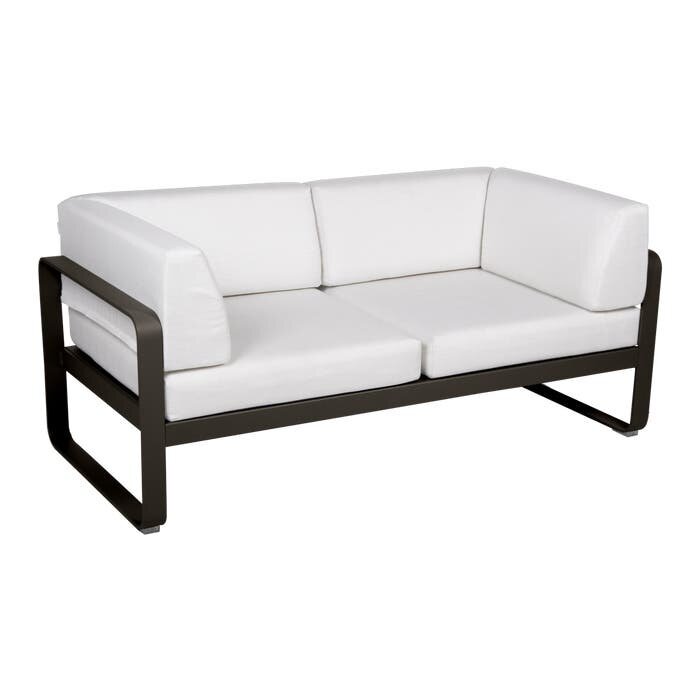 Fermob Bellevie 2-Seater Club Sofa Off-White Cushion