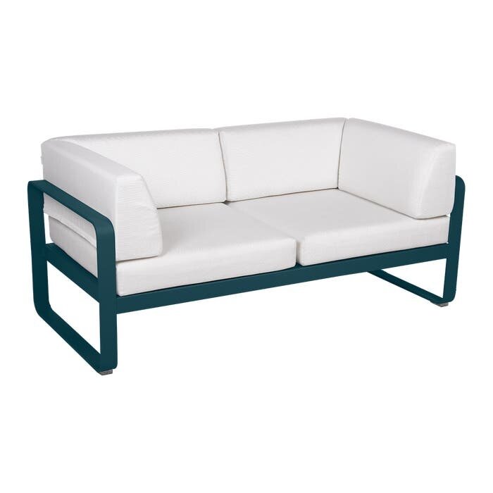 Fermob Bellevie 2-Seater Club Sofa Off-White Cushion