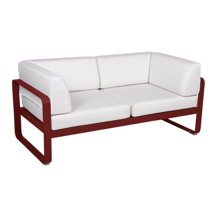 Fermob Bellevie 2-Seater Club Sofa Off-White Cushion