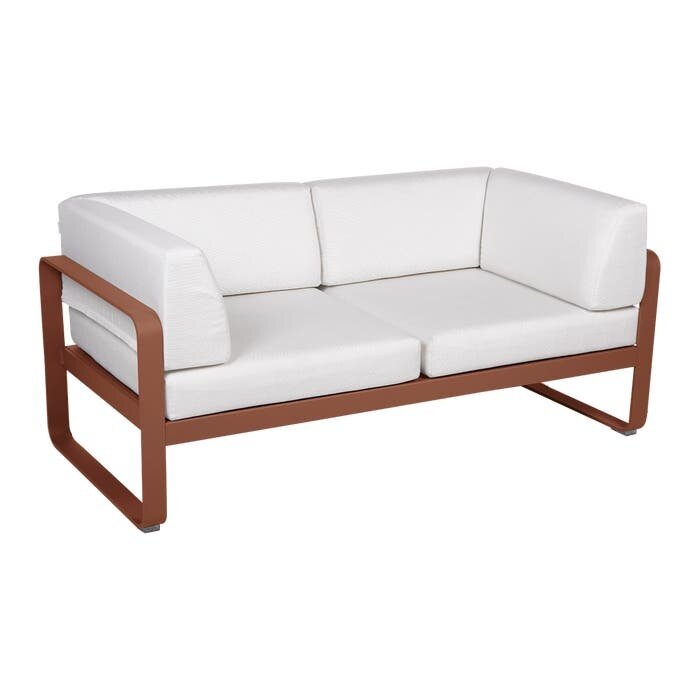 Fermob Bellevie 2-Seater Club Sofa Off-White Cushion