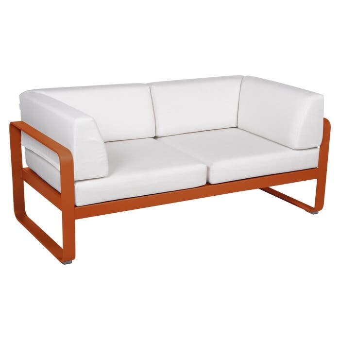 Fermob Bellevie 2-Seater Club Sofa Off-White Cushion