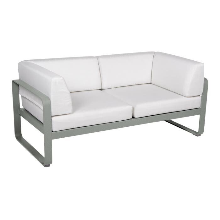 Fermob Bellevie 2-Seater Club Sofa Off-White Cushion