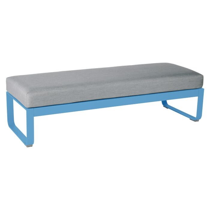 Fermob Bellevie 2-Seater Ottoman Flannel Grey Cushion