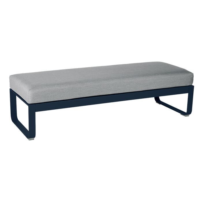 Fermob Bellevie 2-Seater Ottoman Flannel Grey Cushion