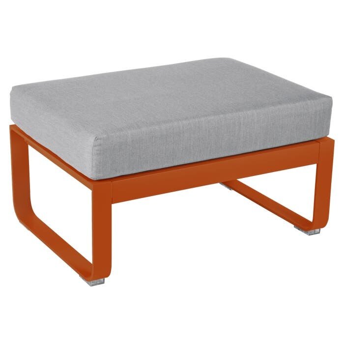 Fermob Bellevie 1-Seater Ottoman Flannel Grey Cushion
