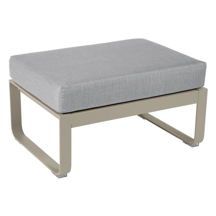 Fermob Bellevie 1-Seater Ottoman Flannel Grey Cushion