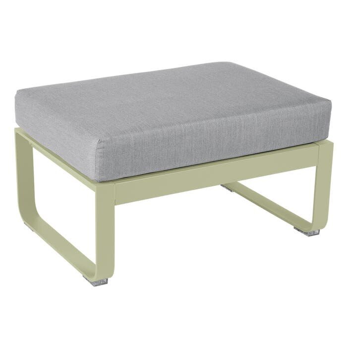 Fermob Bellevie 1-Seater Ottoman Flannel Grey Cushion