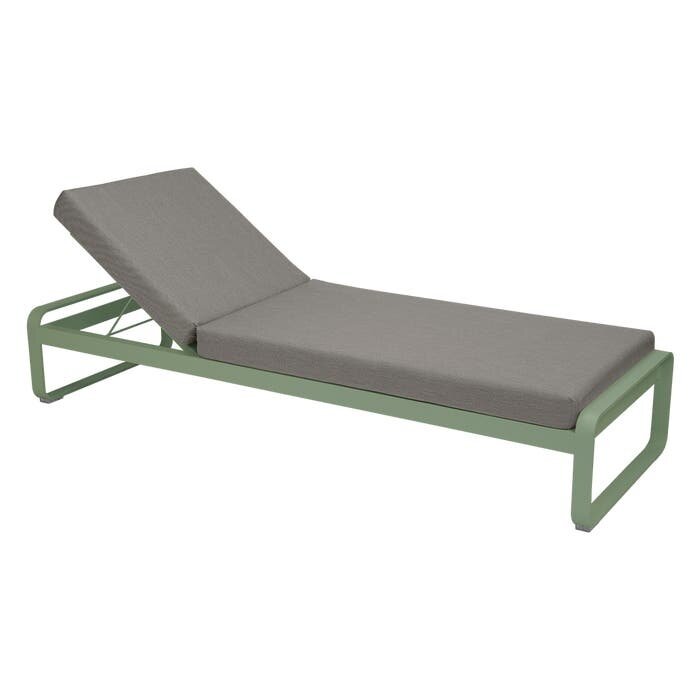 Fermob Bellevie Sunlounger Grey Taupe Cushion