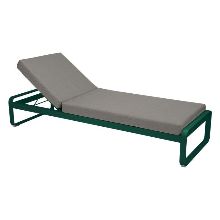 Fermob Bellevie Sunlounger Grey Taupe Cushion