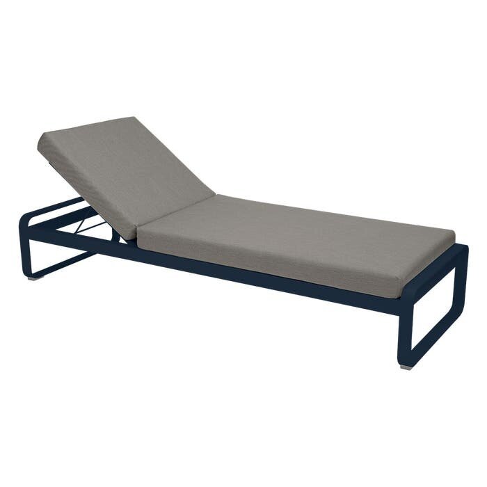 Fermob Bellevie Sunlounger Grey Taupe Cushion