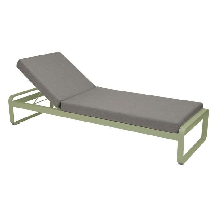Fermob Bellevie Sunlounger Grey Taupe Cushion